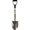 Union Tools Digging Shovel, 6 in W Carbon Steel Blade, Hardwood Handle W/ D-Grip 163037900